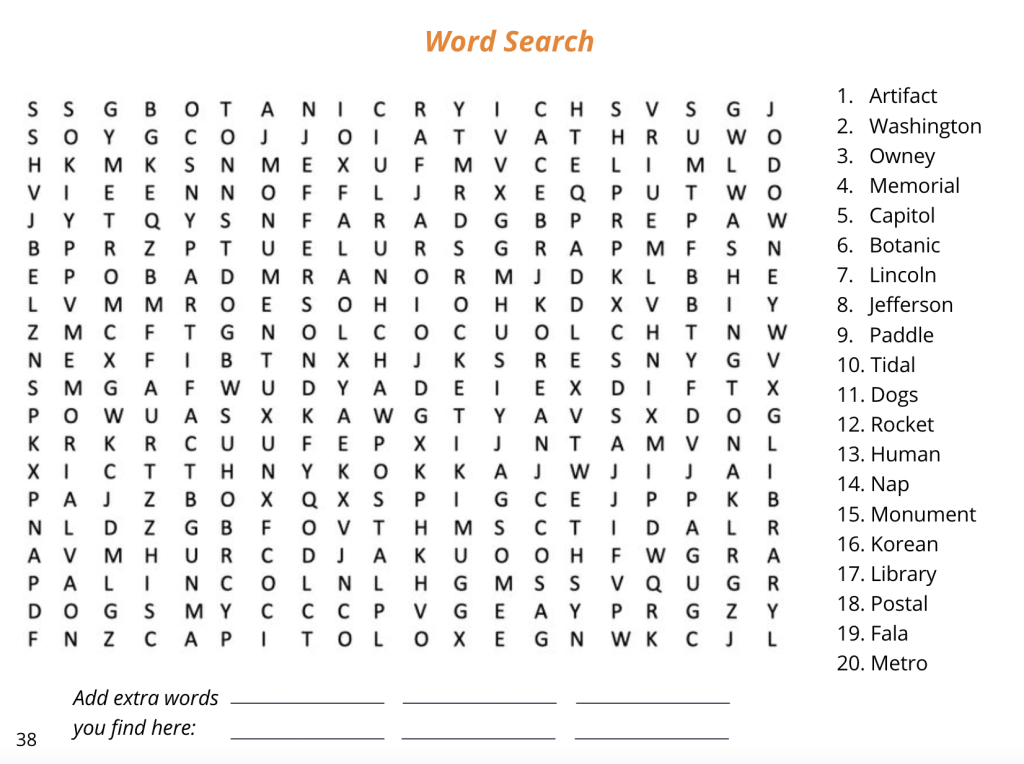 Word Search DC